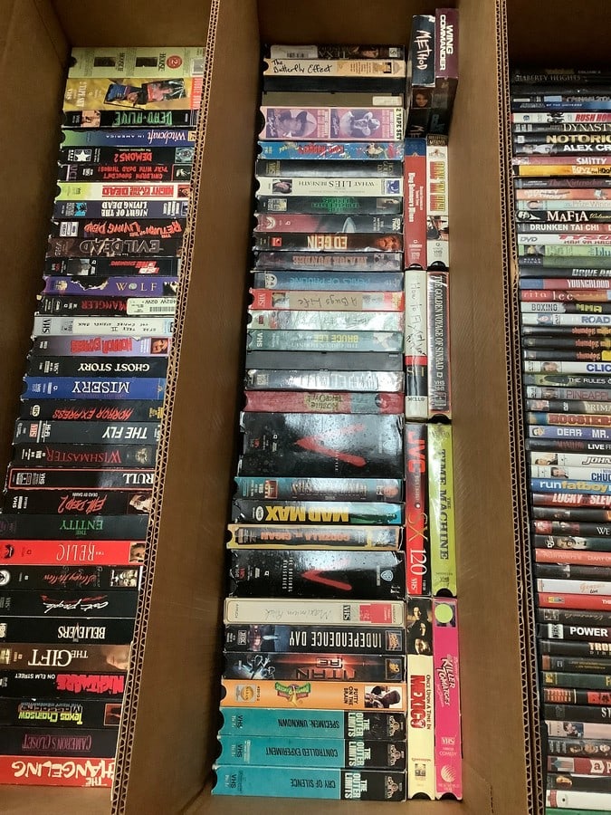 Various VHS Tapes (The Butterfly Effect, Mad Max, Godzilla vs. Gigan, and more): Various VHS Tapes (The Butterfly Effect, Mad Max, Godzilla vs. Gigan, and more)