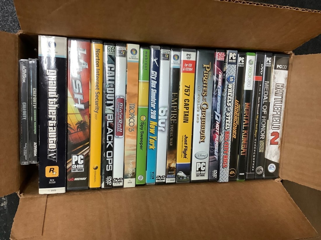 Various games(mostly PC-Call of Duty Black Ops, Battlefield 2, Grand Theft Auto IV, and more): Various games(mostly PC-Call of Duty Black Ops, Battlefield 2, Grand Theft Auto IV, and more)