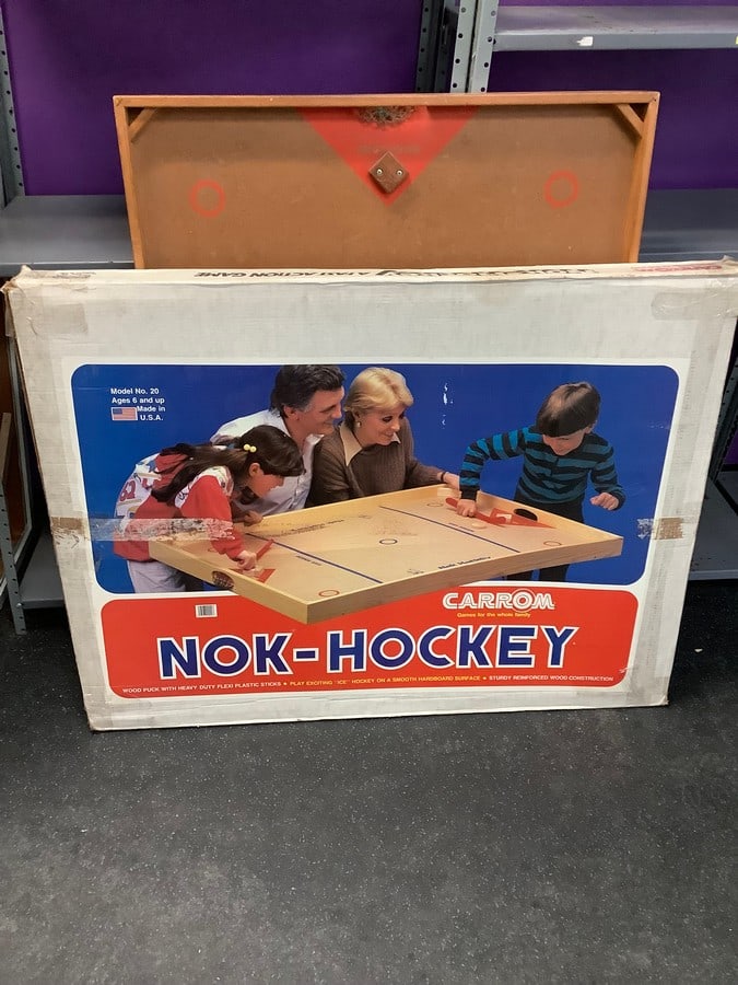 Vintage Nok-Hockey Board (47inx35in): Vintage Nok-Hockey Board (47inx35in)