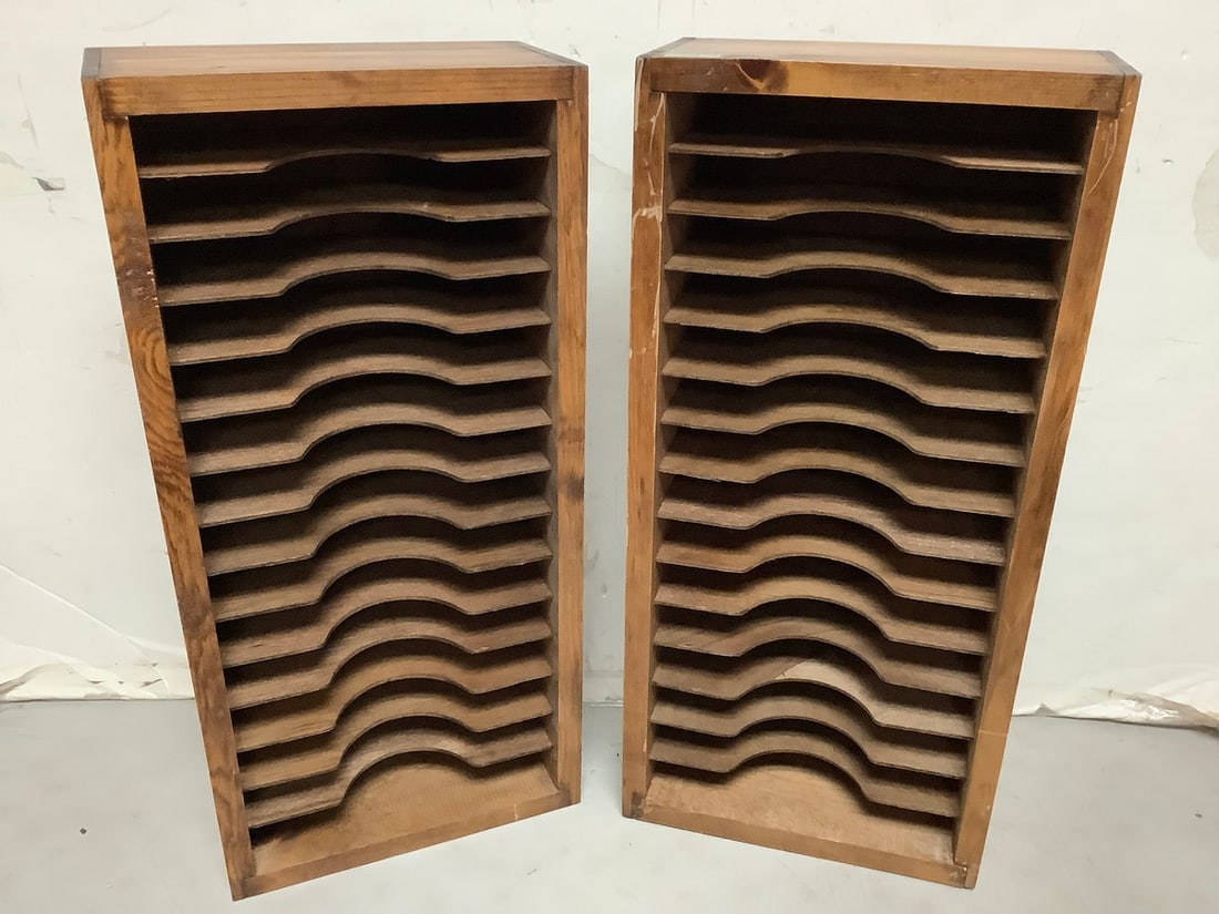 Wooden VHS Tape Holders (22.25inx10.25inx5.25in): Wooden VHS Tape Holders (22.25inx10.25inx5.25in)