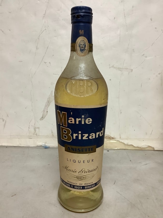 1950s/60s Marie Brizard Anisette Liqueur 25 Proof (Mostly Full) (1 of 1)
