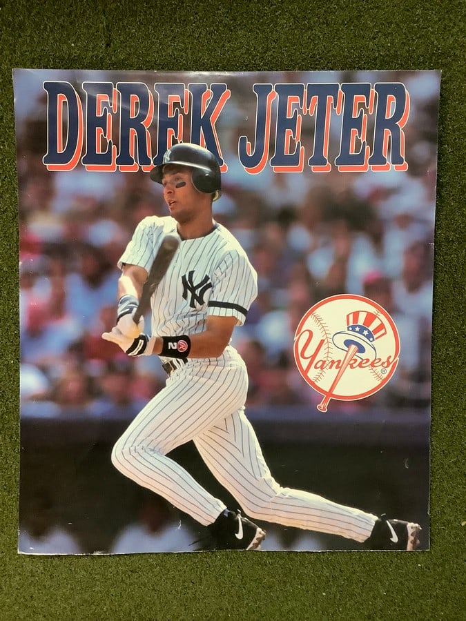 Yankees Derek Jeter Baseball Poster (18inx16in) (1 of 1)