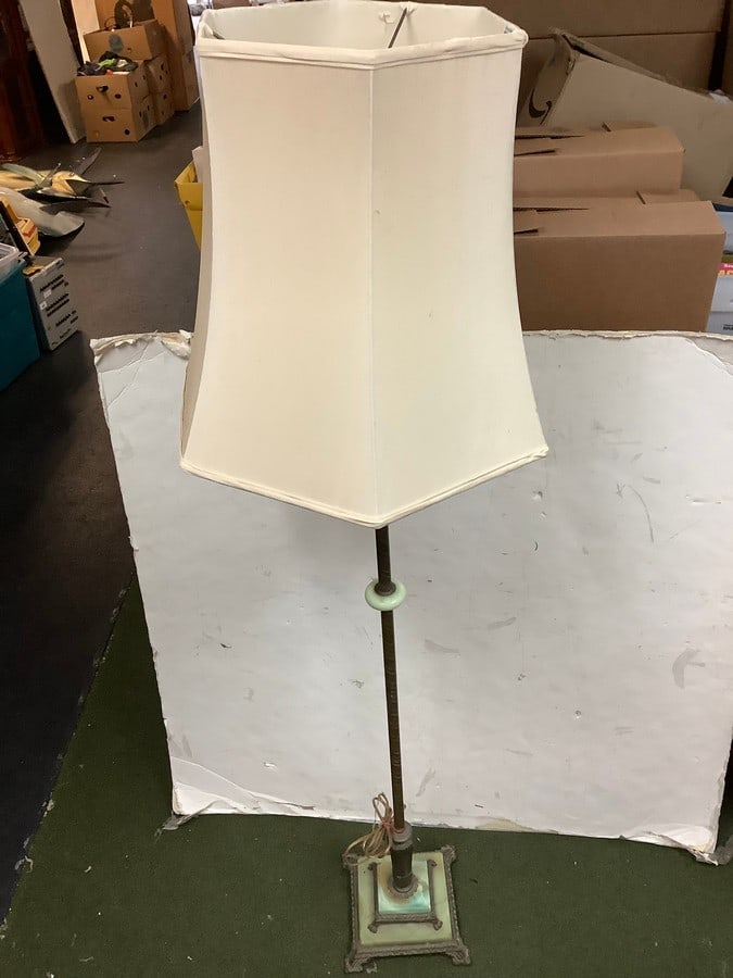 Marble Base MCM Floor Lamp (63in Tall) (1 of 1)