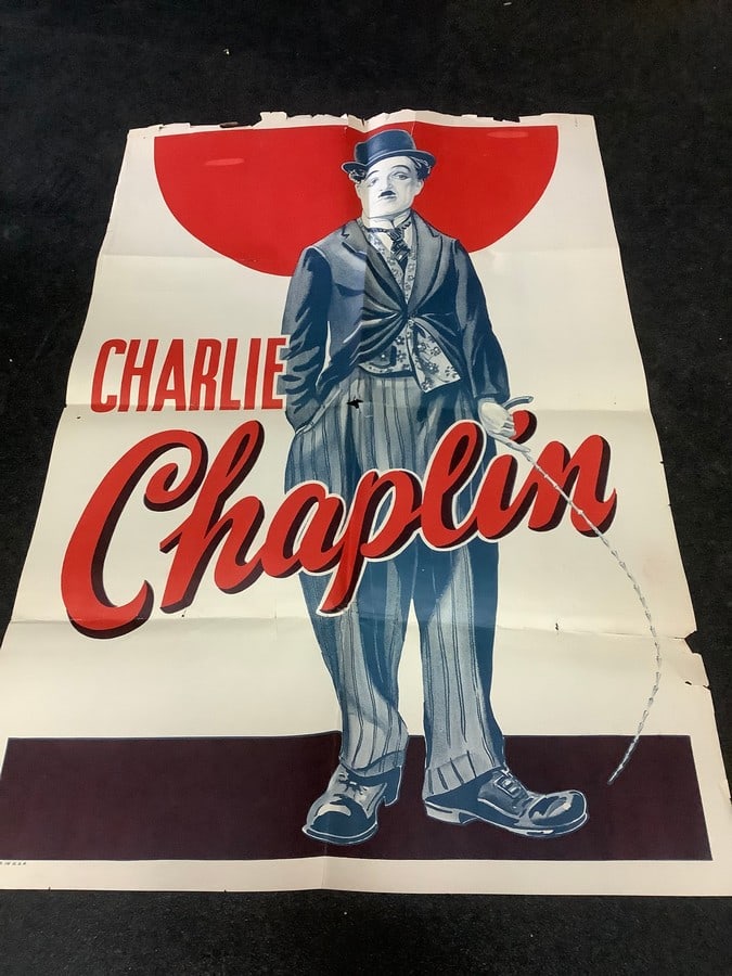 Charlie Chaplin vintage poster(27in.x41in.) (1 of 1)