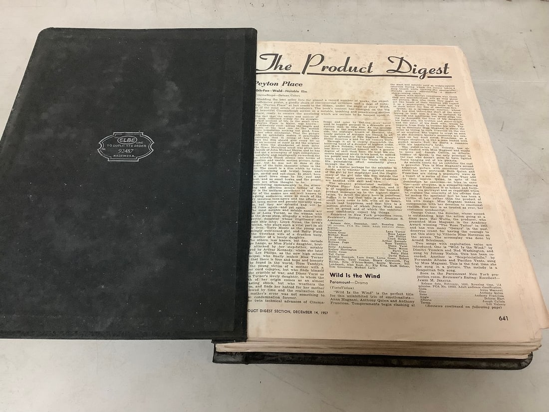 1957 Motion Picture Herald Product Digest book (1 of 1)