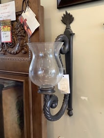 Hurricane Bronze Sconce(30in.long)