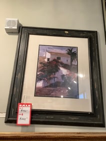 Country and Blossom print framed art(32in.x27in.)