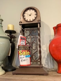 Medallion tower clock console(24in.tall)