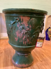 Prevential wreath green urn(35in.x30in.)