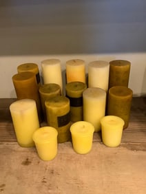 Assorted candles(tallest 5in.)