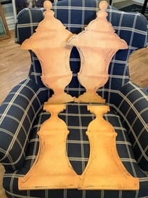 Set of 4 decorative wall hangings(tallest 23in.)