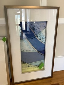 Framed abstract artwork(25in.x41.5in.)