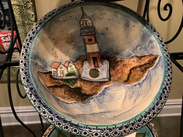 Handpainted light house(18in.)