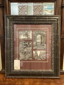 Framed Romantic Garden photographic prints(33in.x29in.)
