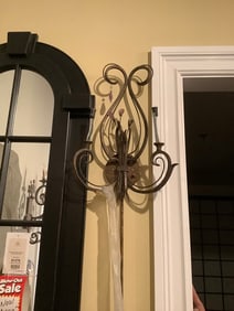 Metal wall sconce(20in.long)