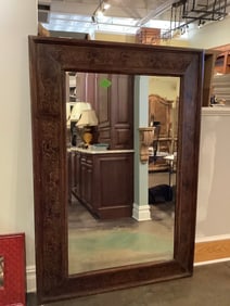 Wood carved mirror(65in.x45in.)