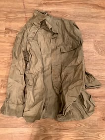 Vintage military long sleeve combat shirt(size N/A)