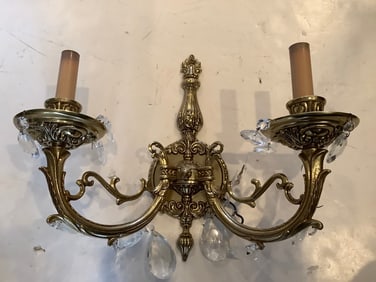 Brass wall hanging fixture(13in.long)