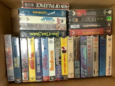Various VHS Tapes *ALL SEALED* (Star Trek, The Letter, Peyton Place, and more)
