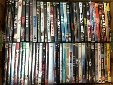 Various DVDs (Milk, Road Kill, The Story of Us, and more)