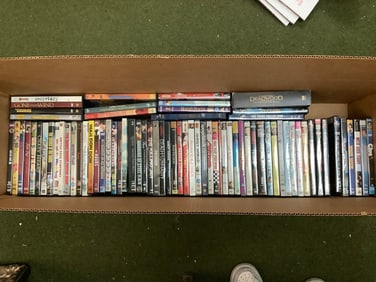 Various DVDs (Woodstock, The Hours, The Wiz, and more)
