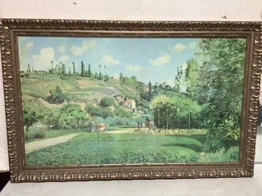 Framed and Signed Painting (25.5inx40in)