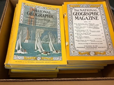 Various National Geographic Magazines (50s-70s)