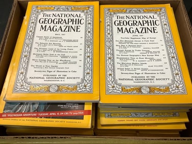 Various National Geographic Magazines (50s and 60s)