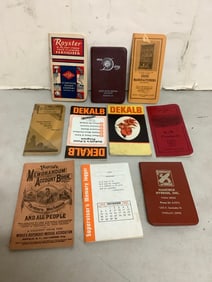 Vintage Lot of Advertising Notebooks and Calendars