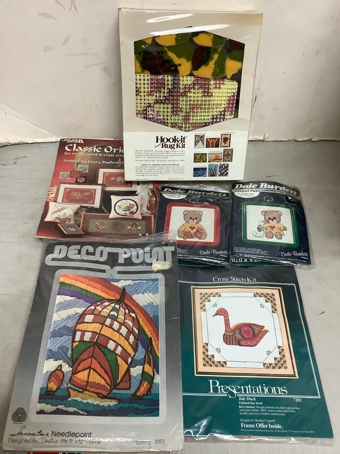Vintage Lot of Cross Stitch Kits - NEW: Vintage Lot of Cross Stitch Kits - NEW