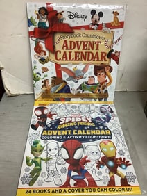 Disney Christmas Advent Calendars - NEW  (Spiderman and Storybook Countdown)