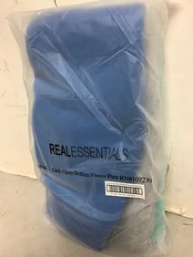 Real Essentials 3-Pack of Childrens Open Bottom Fleece Pants (size: medium) NEW