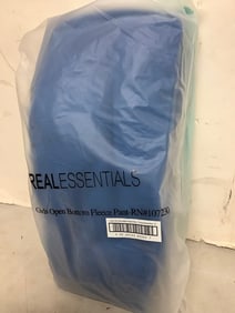Real Essentials 3-Pack of Childrens Open Bottom Fleece Pants (size: medium) NEW