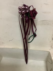 Vintage Handblown Glass Christmas Tree Ornament (6.75in Long)