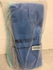 Real Essentials 3-Pack of Childrens Open Bottom Fleece Pants (size: medium) NEW