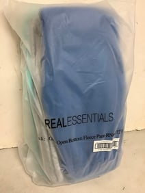 Real Essentials 3-Pack of Childrens Open Bottom Fleece Pants (size: small) NEW
