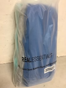 Real Essentials 3-Pack of Childrens Open Bottom Fleece Pants (size: small) NEW