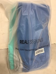 Real Essentials 3-Pack of Childrens Open Bottom Fleece Pants (size: small) NEW