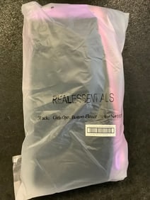 Real Essentials 3-Pack of Childrens Open Bottom Fleece Pants (size: medium) NEW