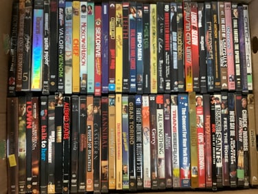 Various DVDs (Repomen, All or Nothing, Chef, and more)