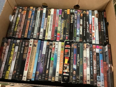 Various DVDs (8 Mile, Second Sight 2, The Burbs, and more)