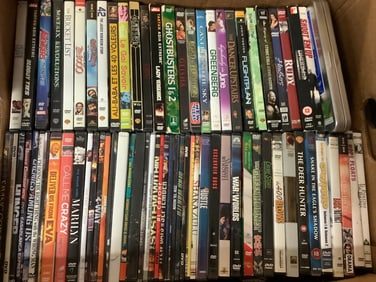 Various DVDs (The Deer Hunter, Heathers, Call Me Crazy, and more)