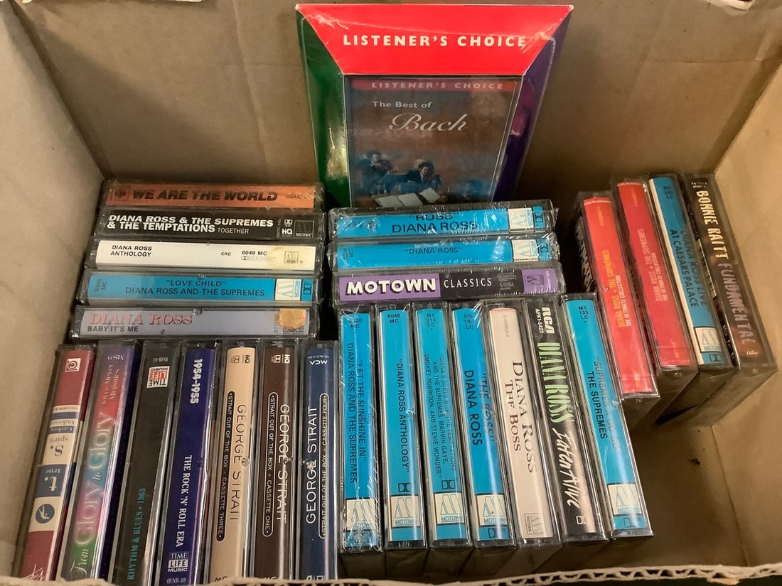 Various Cassettes *ALL SEALED* (Diana Ross, George Strait, and more) (1 of 1)
