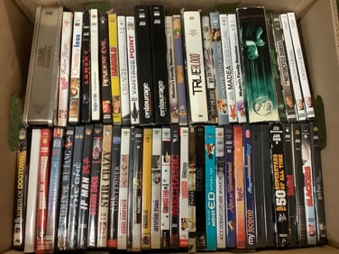 Various DVDs (Stir Crazy, True Blood, The One, and more)