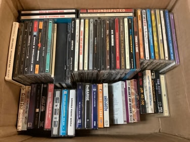 Various CDs and Cassettes (John Coltrane, Tom Petty, Scorpions, and more)
