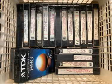Various Home Made VHS Tapes (Dead Mans Walk, The Nanny, ACM Awards, and more)