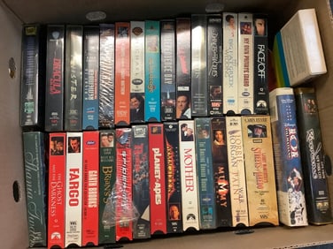 Various VHS Tapes (Mother, Face/off, Fargo, and more)