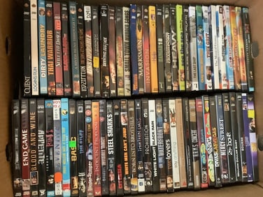 Various DVDs (Steel Sharks, Mercy Stree, Heavy, and more)