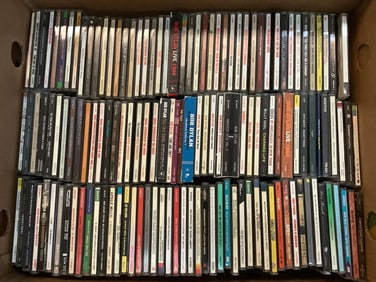 Various CDs (Bob Dylan, Billy Idol, Lead Belly, and more)