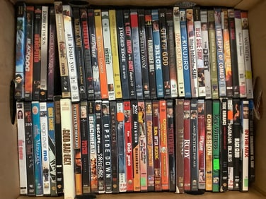 Various DVDs (Black Dog, All About You, Upside Down, and more)